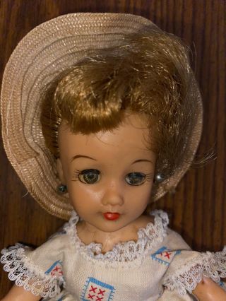 Vintage Ideal Miss Revlon 10 1/2 " Doll In Girdle,  Garter,  Bra,  Dress