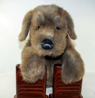 Folkmanis Folktails Hand Puppet Sitting Brown Puppy Dog 15” Begging Plush
