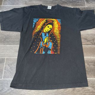 Vintage Virgin Mary T Shirt Size Large Living In Skin