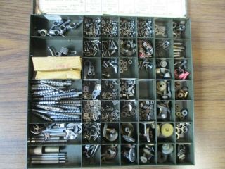 Vintage Shakespeare Fishing Reel 500,  Parts W/ Metal Box 3725