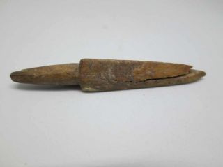 Antique Wood Arrow Head Found In The Holy Land Israel