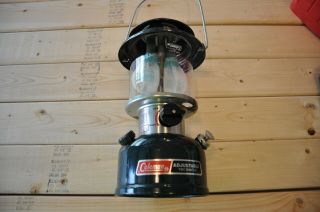 Vintage Coleman 12/1987 288 A 700 Adjustable Two Mantle Lantern With Red Case