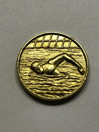 Swimming Sport Medal Award Token Coin 6599