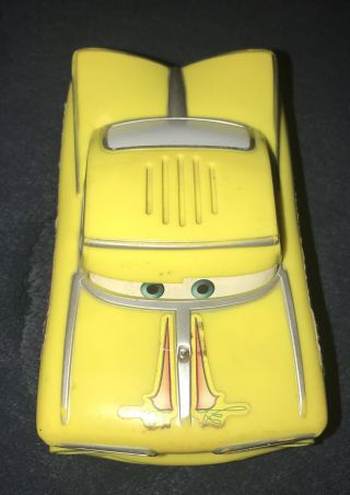 Fisher Price Disney Cars Shake N Go Retro Yellow RAMONE Hot Rod Car 2006 Mattel 2