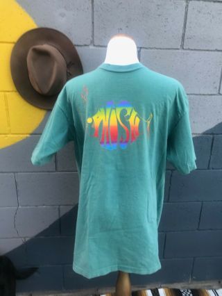90s Vtg Phish Concert T - Shirt Vintage Fall 1994 Green