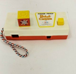 Vintage 1974 Fisher Price 464 Toy Pocket Camera A Trip To The Zoo -