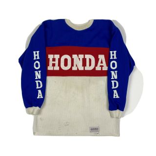 Vintage Honda Hondaline Motocross Racing Jersey 70s 80s Medium Vtg