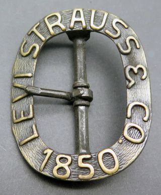 Levi Strauss Company Clothing Company Small Vintage Belt Buckle