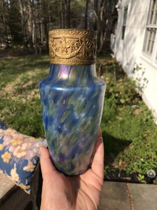 Antique Bohemian Art Glass Loetz Era Vase