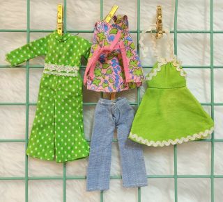 Vintage Palitoy Pippa & Friends Doll Clothes Bundle Rosemary 