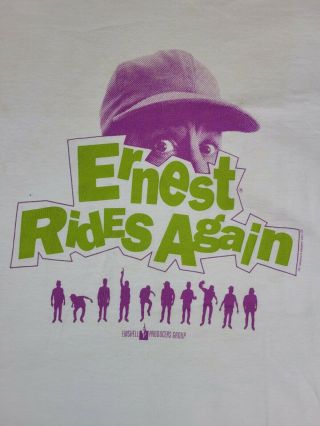 Vintage Ernest P Worrell Ernest Rides Again T - shirt 1993 Made In USA XL 2