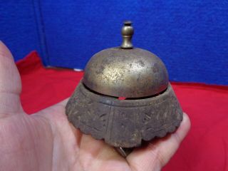 Antique Hotel Desk Lobby Service Bell General Store Countertop Bell 5