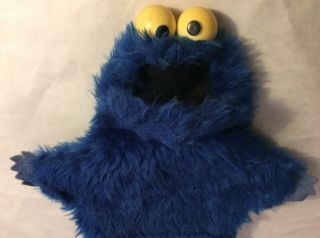 1980 Vintage Cookie Monster Hand Puppet Sesame Street Jim Henson Child Guidance