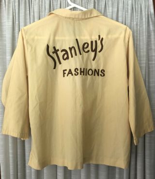 Vintage 60s Ladies Bowling Shirt Lady Manhattan Stanley 