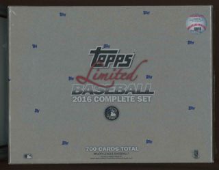 2016 Topps Limited Baseball Complete Factory Set 1 - 700