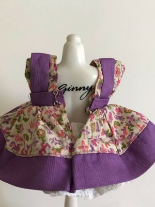 Vintage Vogue Ginny Doll 1955 Medford Tagged Tiny Miss Dress 2