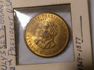 1869 - 1877 Ulysses S Grant 18th President " The American Caesar " Coin