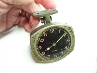 1920 ‘s - 1930s Vintage Dash Auto Clock Time Dial 40s Old Ford Gm Chevy