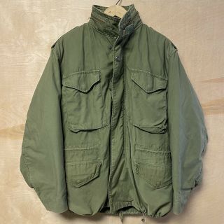 Vintage 1970’s Military M - 65 Field Jacket Coat With Hood Size Medium