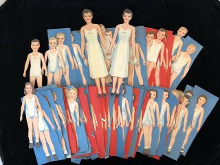 Vintage Paper Dolls 1930’s,  Total 99,  Teachers 2,  Students Girls 74,  Boys 23