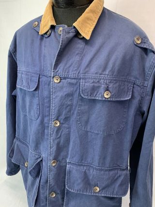 Vintage Ralph Lauren Polo Jacket Chore Coat 80s 90s Sportsman Country Sport XL 2