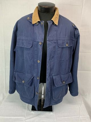 Vintage Ralph Lauren Polo Jacket Chore Coat 80s 90s Sportsman Country Sport XL 3