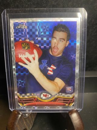 Travis Kelce 2013 Topps Chrome Xfractor Rookie Non Auto Rc Chiefs