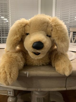 Dog Hand Puppet Folkmanis Golden Retriever Puppy Stuffed Animal Plush