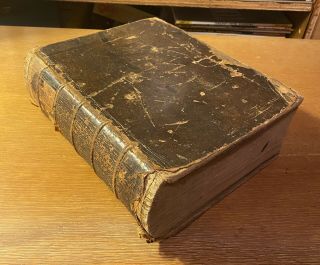 Antique 1852 Noah Webster American Dictionary Of The English Language
