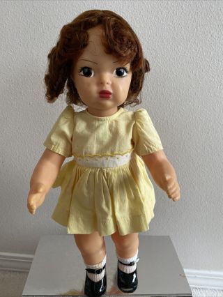Vintage Terri Lee Doll With Tagged Dress 16 "