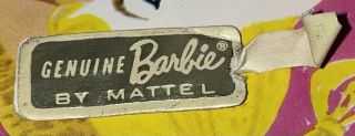 Vintage Mattel Barbie Doll Wrist Tag Japan Imported 1960s