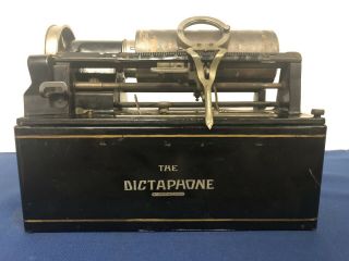 Antique Dictaphone Transcribing Machine & Accessories