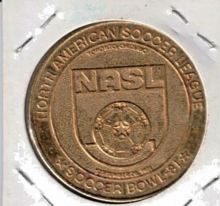 Vintage 1981 Chicago Sting Soccer Bowl Nasl Champions Toronto Token Coin