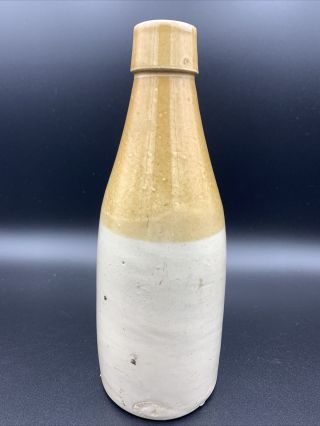 Antique Late 1800s Macintyre Liverpool England Stoneware Beer Bottle No.  4