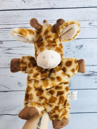 Nat & Jules Gino Giraffe Hand Puppet Plush 13” Stuffed Animal