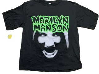 Vintage Marilyn Manson Shirt Size Xl Single Stitch Vtg Tee T - Shirt