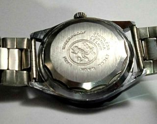 Mortima Vintage Dive Men ' s Watch SuperDatomatic Wrist Cattin France 38 mm 3