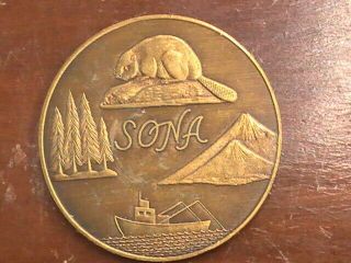 Medal State Of Oregon Numismatic Association Corvallis 1967 Convention Bronze