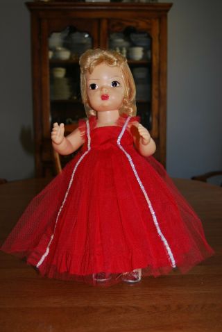 Vintage 16 " Terri Lee Doll - Blonde With The Side Pin Curls