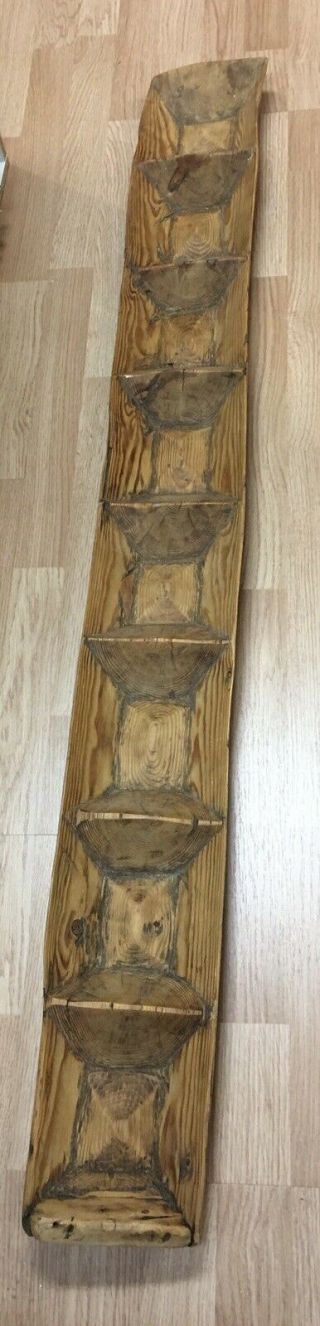 Antique Primitive Wooden Wood Bread Dough Riser Trencher Early 20th
