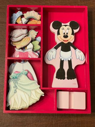 Melissa & Doug Minnie Mouse Magnetic Dress Up Only Found At Disney Parks