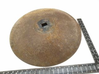 21 " Vintage Old Farm Implement Plow Disc Disk Blade Industrial Steampunk
