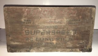 Antique Winchester Speed 22 Long Rifle 10000 Cartridge Crate Box