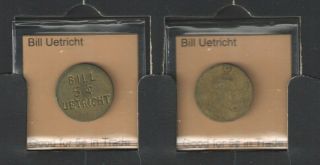 Bill Uetricht { Incused } Good For 5¢ In Trade Token