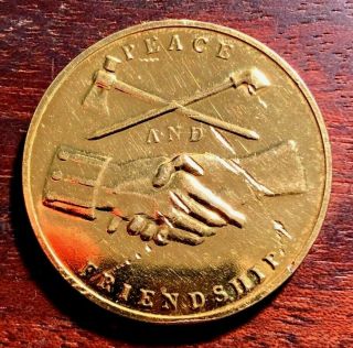 1789 George Washington Peace & Friendship Coin / Token / Medal