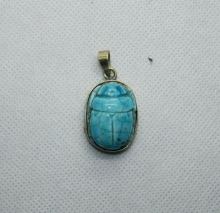 Rare Ancient Egyptian Antique Amulet Scarab 1542 - 1520 Bc