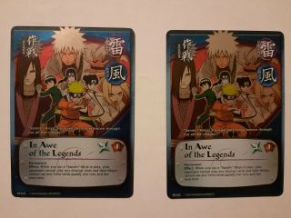 Naruto Ccg Promo Foil Mission Card In Awe Of The Legends Lp Pr 032