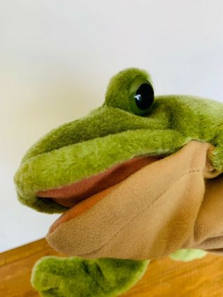 Folkmanis Folktails Plush Frog Hand Puppet