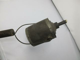 Antique 19th Century Parade Torch W/ Handle Campaign Oil Lamp Lantern