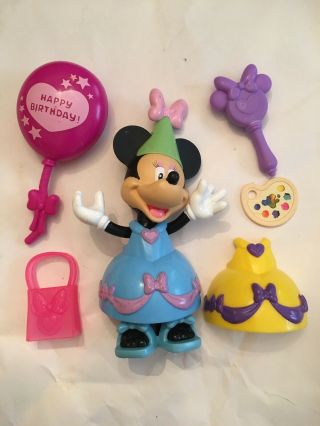 Disney Minnie Mouse Birthday Snap N Style Doll And Outfit Well Loved
